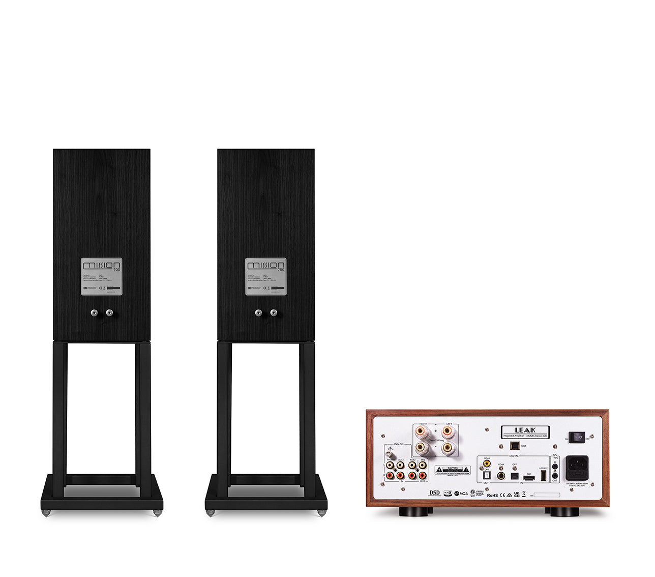 Mission 700 + Stands & Leak Stereo 230