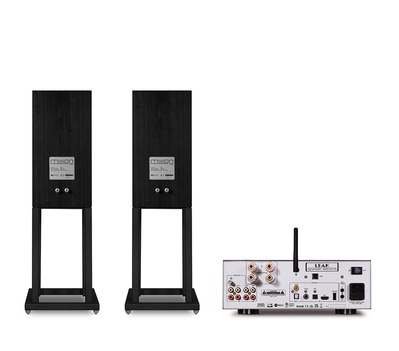 Mission 700 + Stands & Leak Stereo 230
